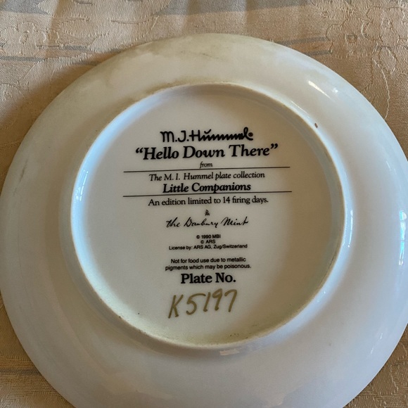 Hummel plate - Picture 2 of 2